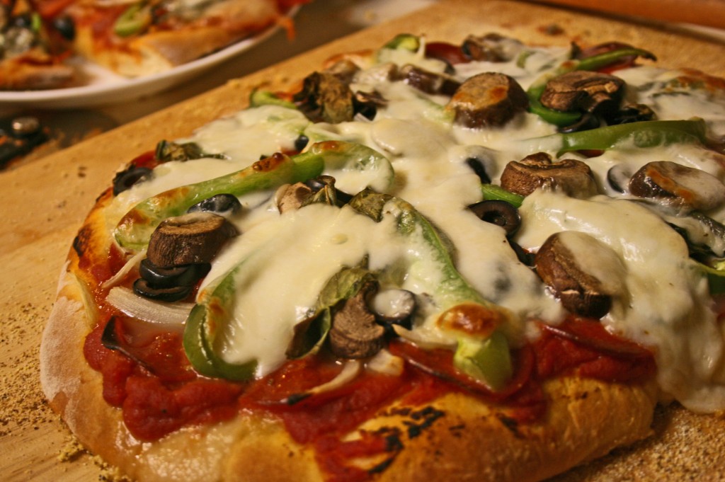 pizza stone pizza