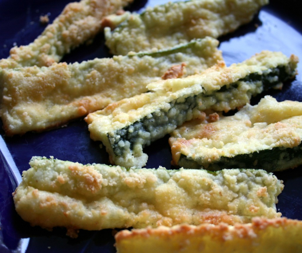 cheesy zucchini slices