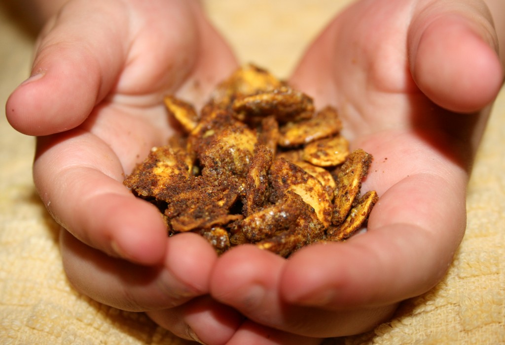 roasted spaghetti squash seeds